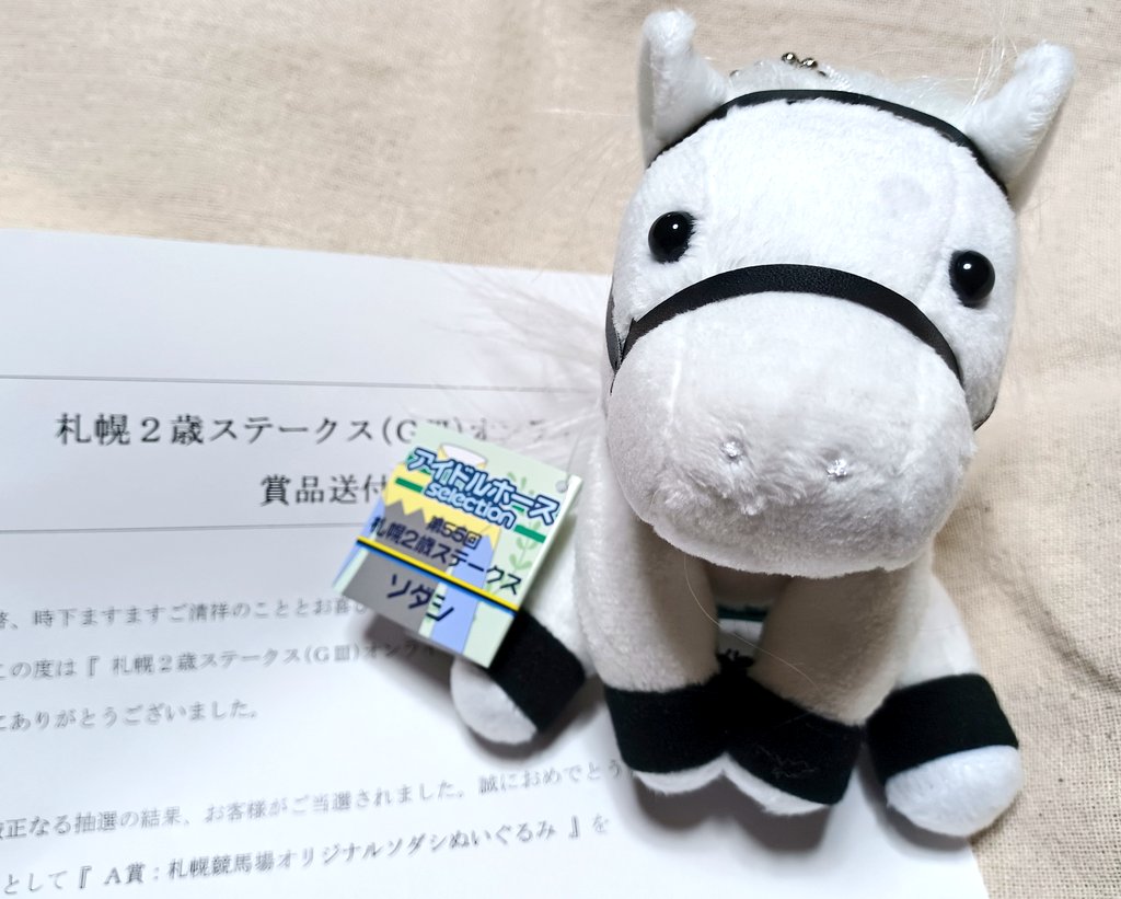 ブランド直営 ドライスタウト 限定ぬいぐるみ【競馬】 - おもちゃ